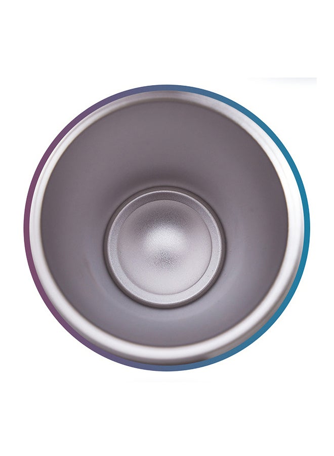 Double Wall Tumbler With Straw And Lid Purple/Blue 24cm - Image 5